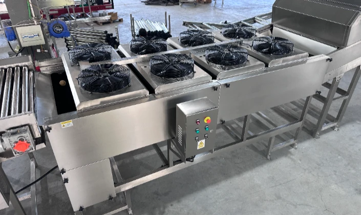 Customer feedback on the sweet potato washing, drying and grading machine