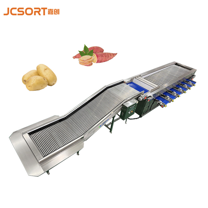 Compact Adjustable Roller Grader: A Powerful Tool for Sorting Sweet Potatoes and Potatoes to Enhance